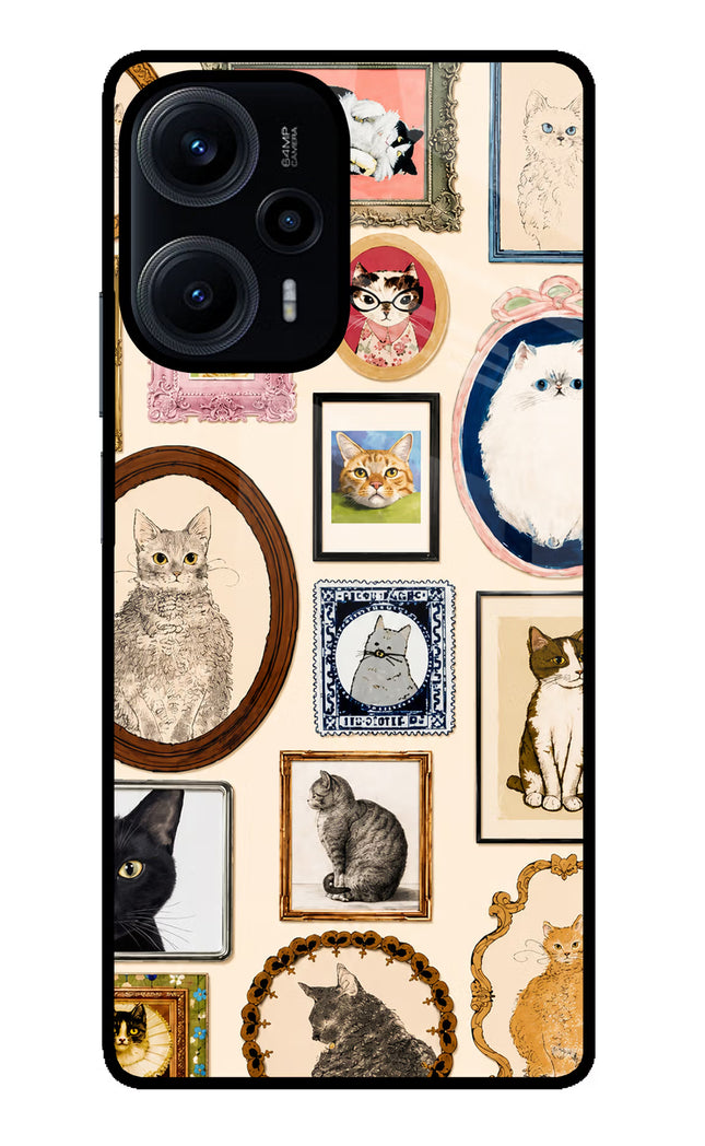 Mirror Cats Poco F5 5G Glass Case