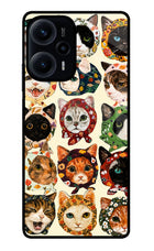 Cool Cat Poco F5 5G Glass Case