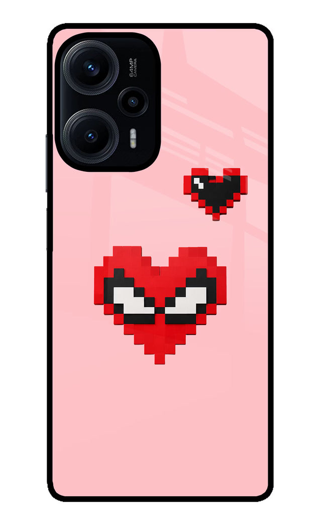 Gwen Heart Poco F5 5G Glass Case