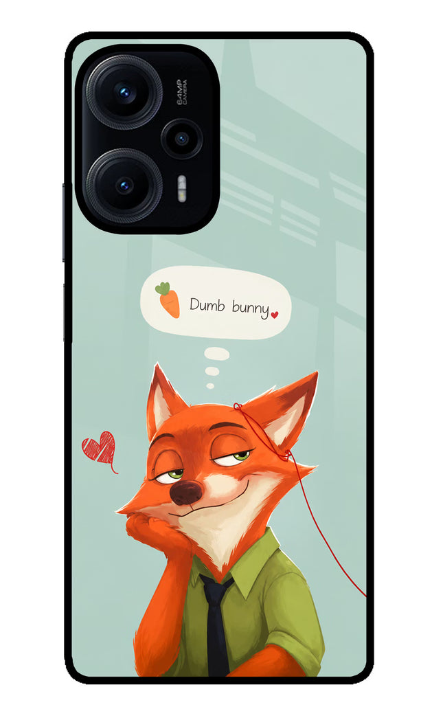 Nick Charm Poco F5 5G Glass Case