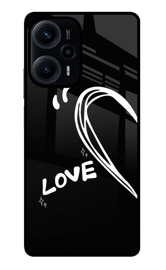 Love Line Poco F5 5G Glass Case