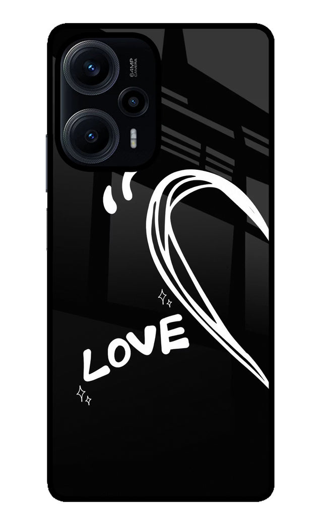 Love Line Poco F5 5G Glass Case