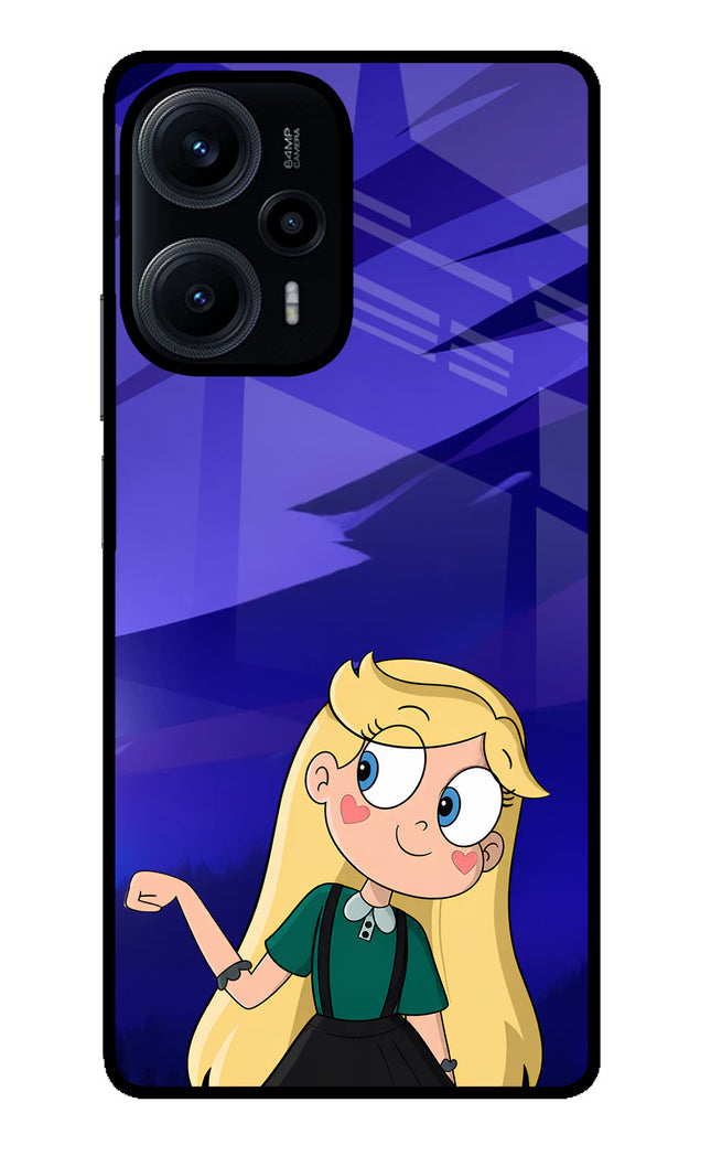 Star Glow Poco F5 5G Glass Case