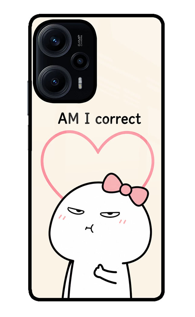 Always Right Poco F5 5G Glass Case