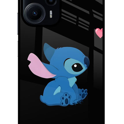 Stitch Crush Poco F5 5G Glass Case