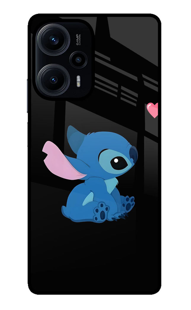 Stitch Crush Poco F5 5G Glass Case