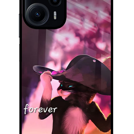 Forever Cat Poco F5 5G Glass Case