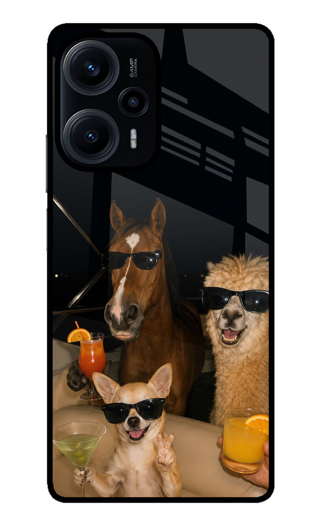 Party Squad Poco F5 5G Glass Case