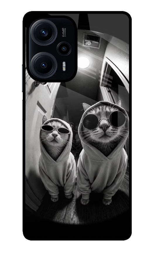 Hood Cats Poco F5 5G Glass Case