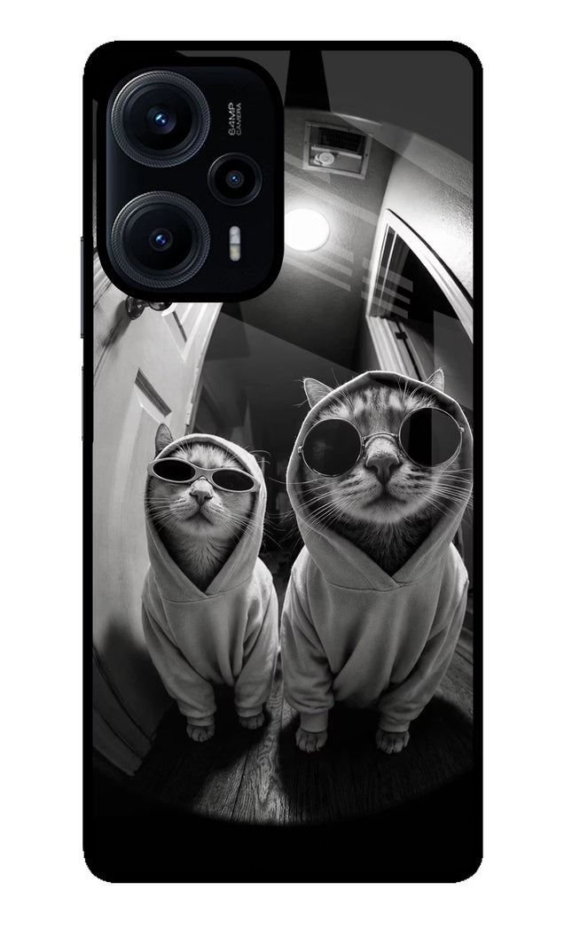 Hood Cats Poco F5 5G Glass Case