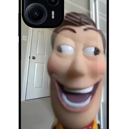Side Eye Woody Poco F5 5G Glass Case