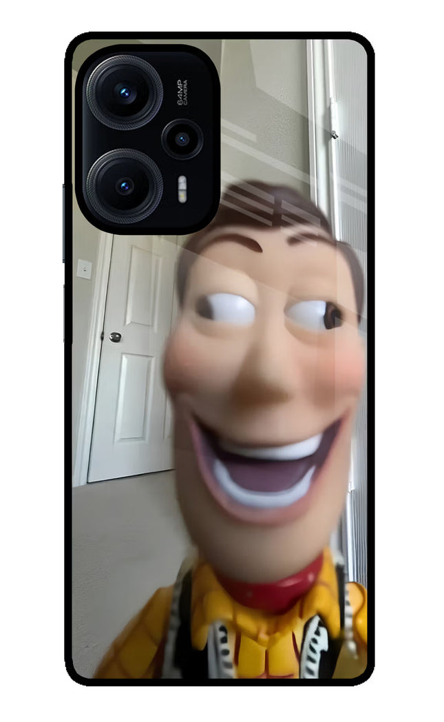 Side Eye Woody Poco F5 5G Glass Case