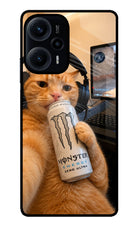 Gamer Cat Energy Poco F5 5G Glass Case