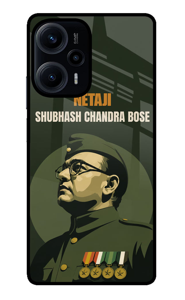 Netaji Legacy Poco F5 5G Glass Case