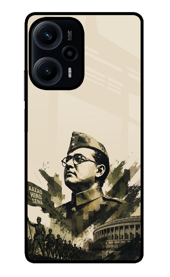 Netaji Rising Poco F5 5G Glass Case