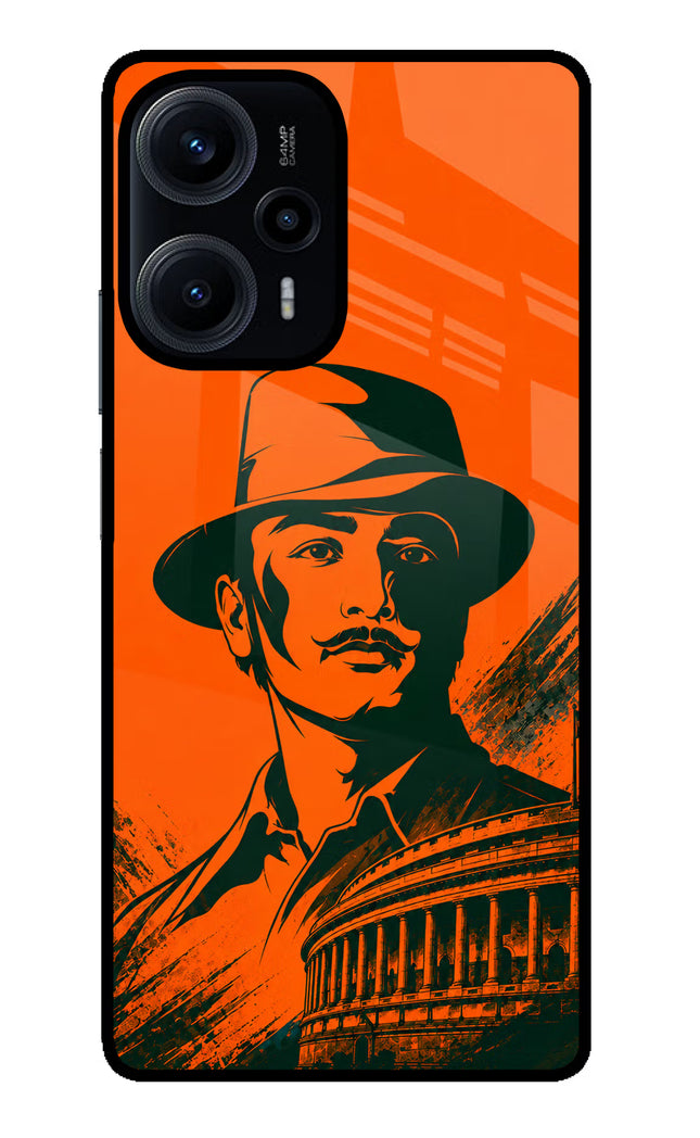 Bhagat Singh Legacy Poco F5 5G Glass Case