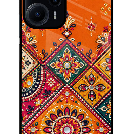 Kutch Glow Poco F5 5G Glass Case