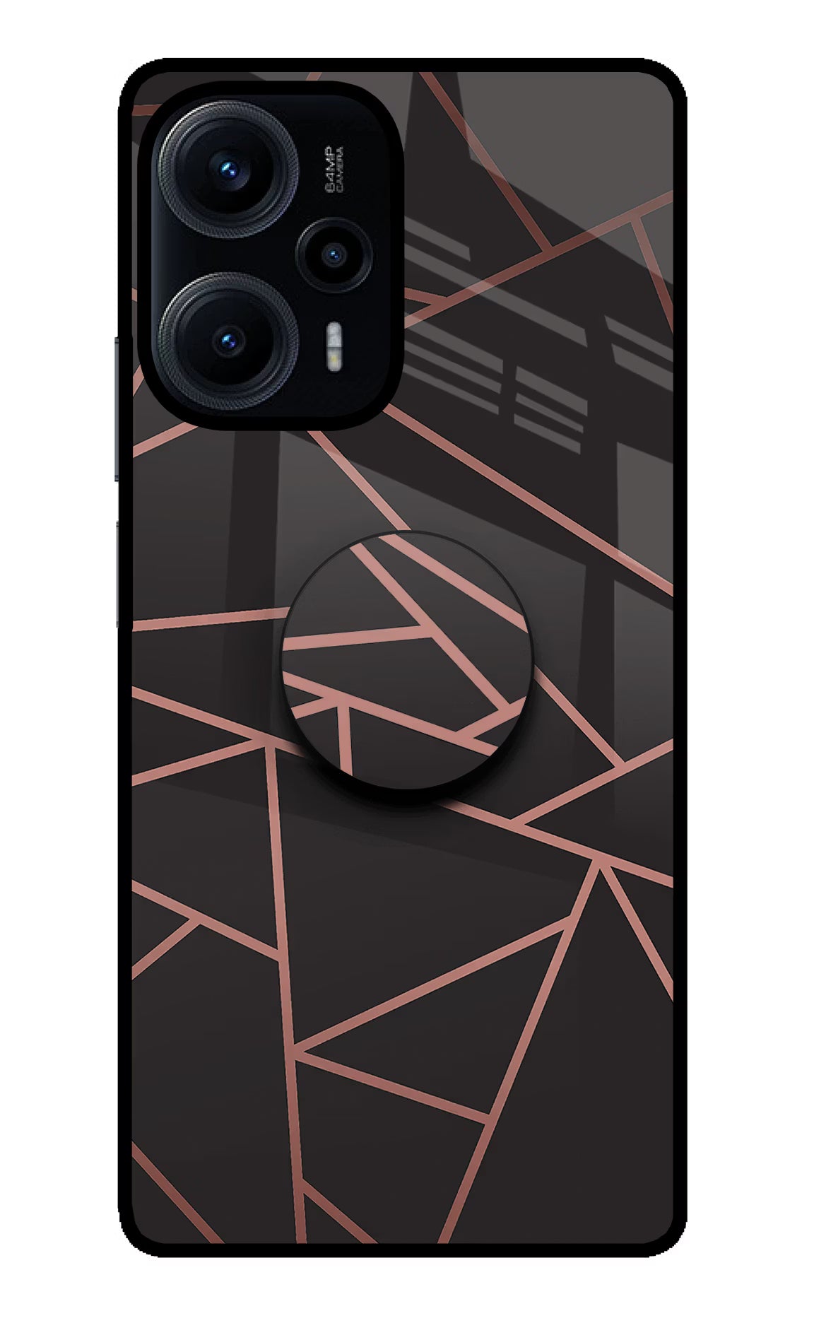 Geometric Pattern Poco F5 5G Pop Case by Casekaro