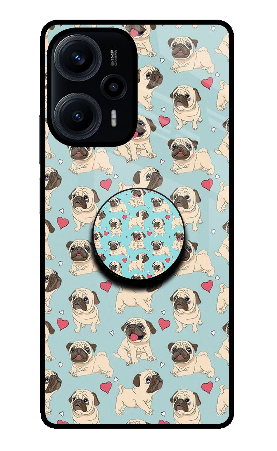 Pug Dog Poco F5 5G Pop Case by Casekaro