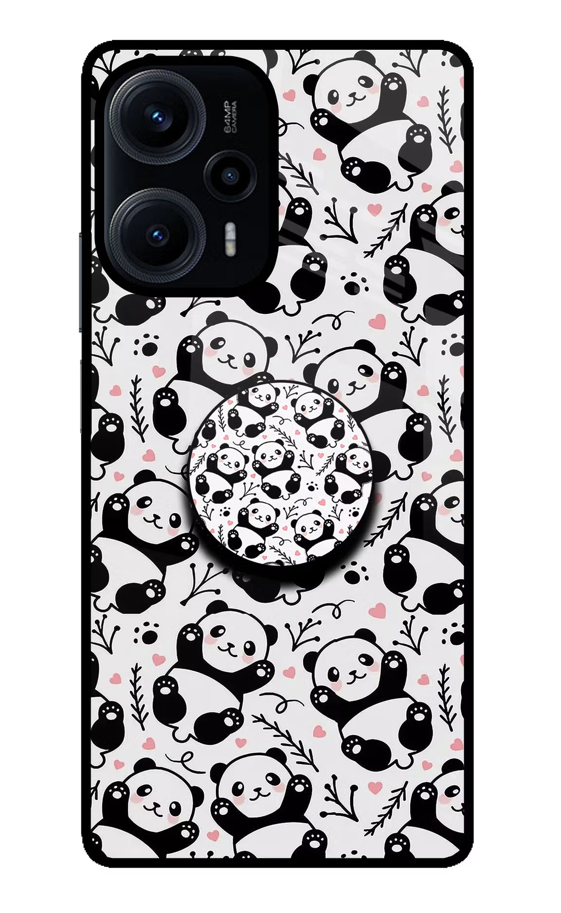 Cute Panda Poco F5 5G Pop Case by Casekaro