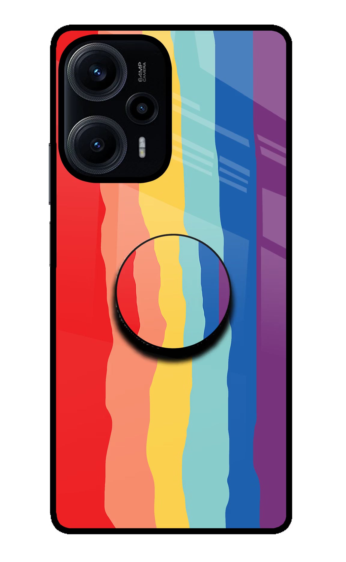 Rainbow Poco F5 5G Pop Case by Casekaro