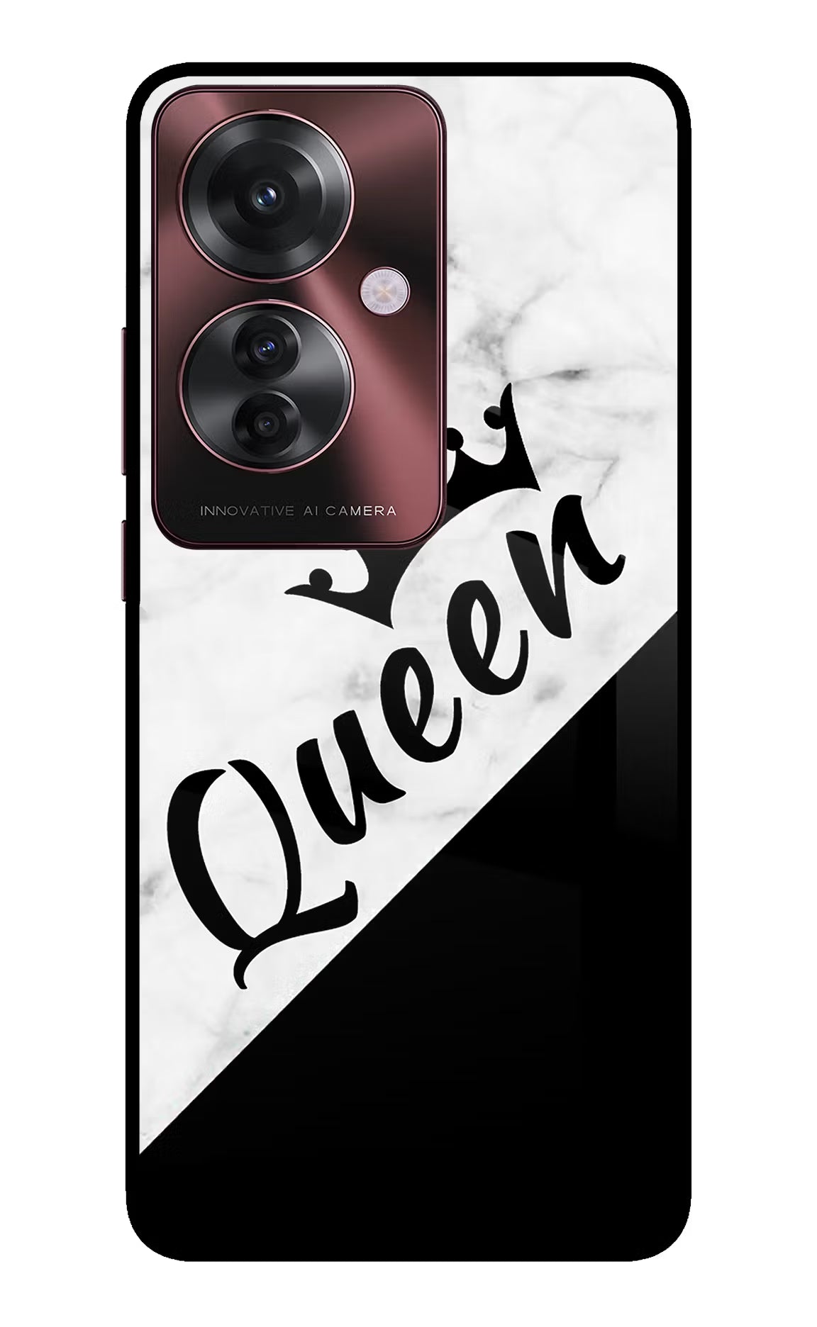 Queen Oppo F25 Pro 5G Glass Case