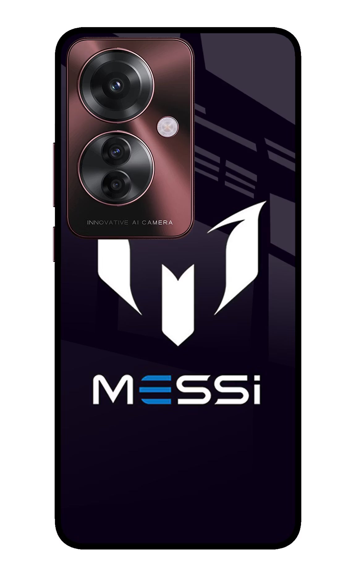Messi Logo Oppo F25 Pro 5G Glass Case