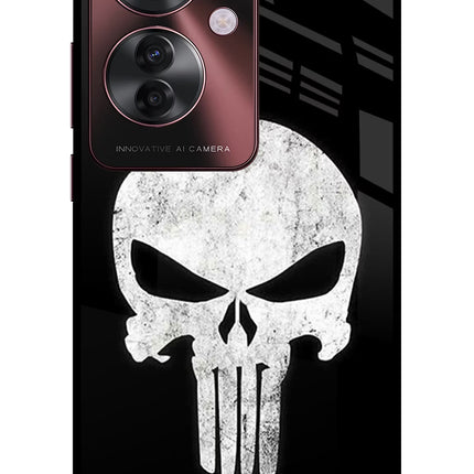 Punisher Skull Oppo F25 Pro 5G Glass Case