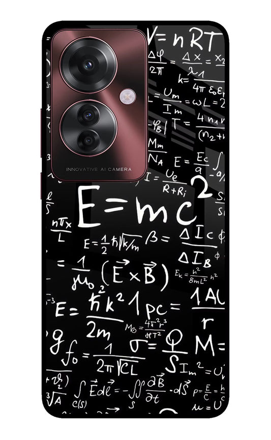 Physics Formula Oppo F25 Pro 5G Glass Case