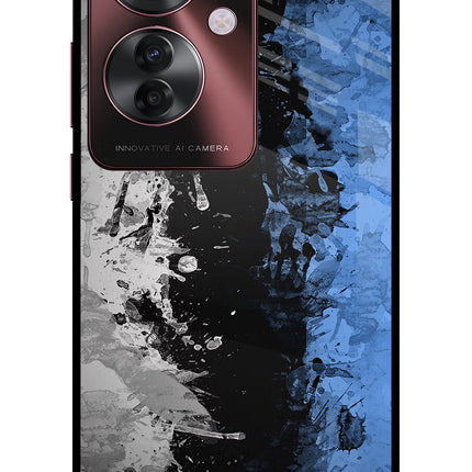 Artistic Design Oppo F25 Pro 5G Glass Case Back Cover by Casekaro