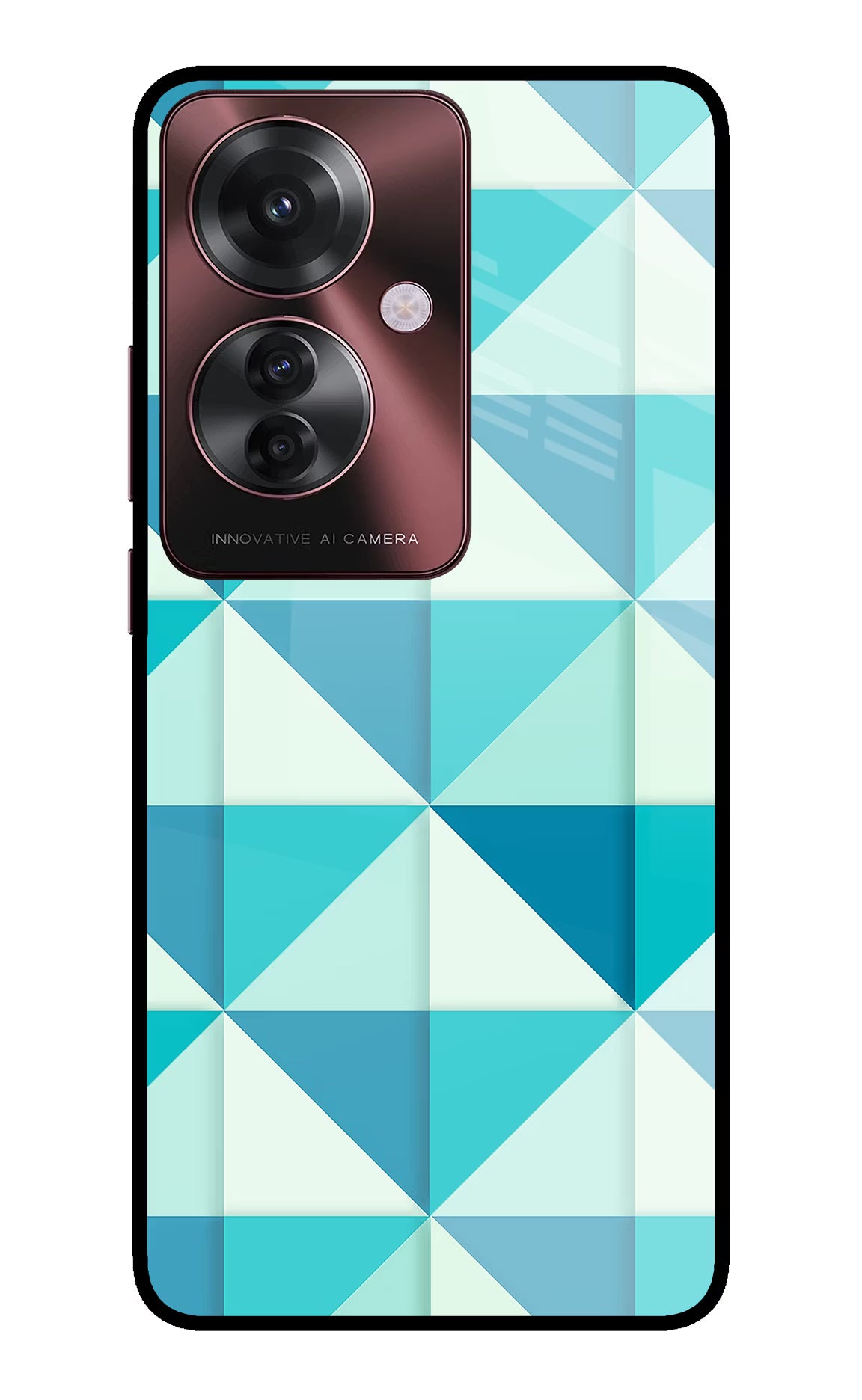 Abstract Oppo F25 Pro 5G Glass Case Back Cover by Casekaro