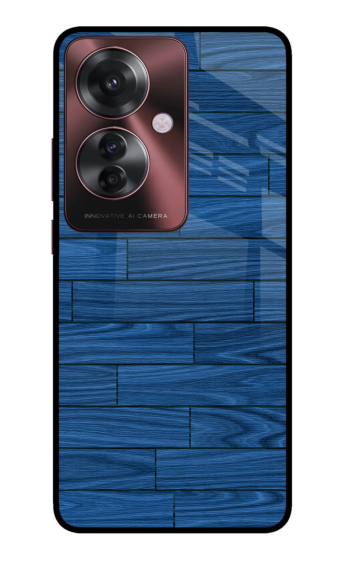 Wooden Texture Oppo F25 Pro 5G Glass Case Back Cover by Casekaro