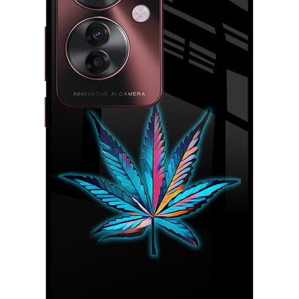 Weed Oppo F25 Pro 5G Glass Case