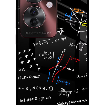 Mathematics Formula Oppo F25 Pro 5G Glass Case