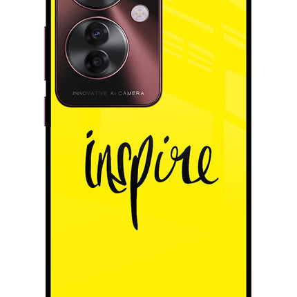 Inspire Oppo F25 Pro 5G Glass Case Back Cover by Casekaro