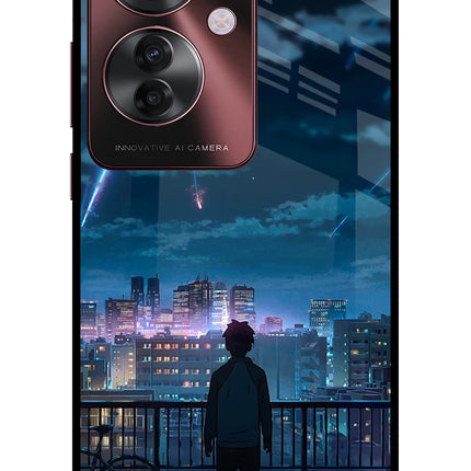 Anime Oppo F25 Pro 5G Glass Case Back Cover by Casekaro