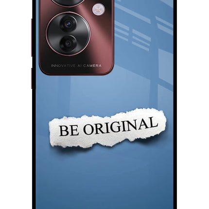Be Original Oppo F25 Pro 5G Glass Case Back Cover by Casekaro