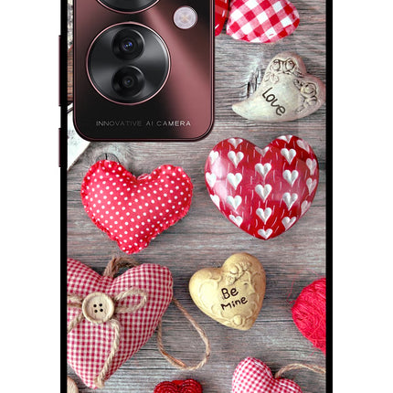 Love Wallpaper Oppo F25 Pro 5G Glass Case
