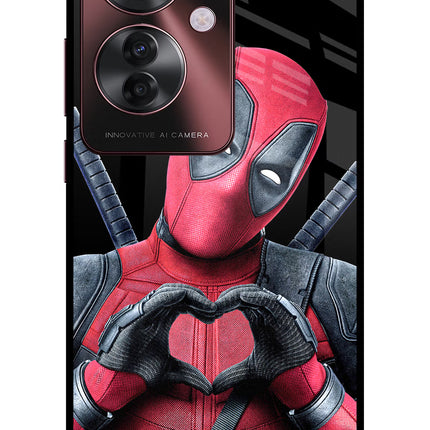 Deadpool Oppo F25 Pro 5G Glass Case