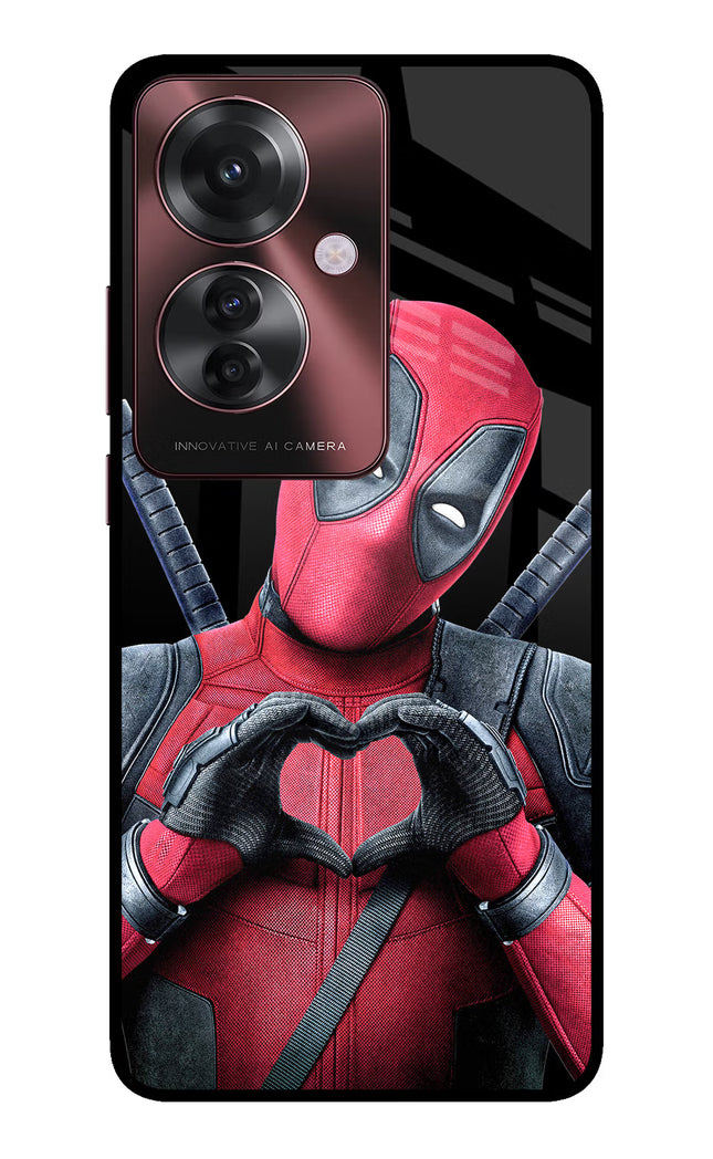 Deadpool Oppo F25 Pro 5G Glass Case