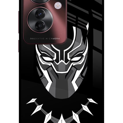 Black Panther Oppo F25 Pro 5G Glass Case