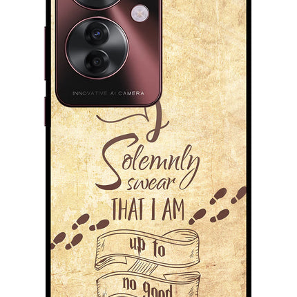 I Solemnly swear that i up to no good Oppo F25 Pro 5G Glass Case