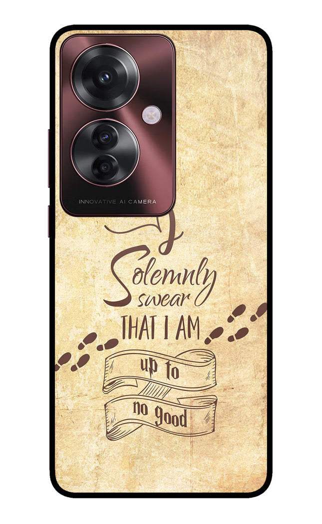 I Solemnly swear that i up to no good Oppo F25 Pro 5G Glass Case