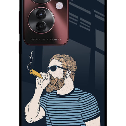 Smoking Oppo F25 Pro 5G Glass Case