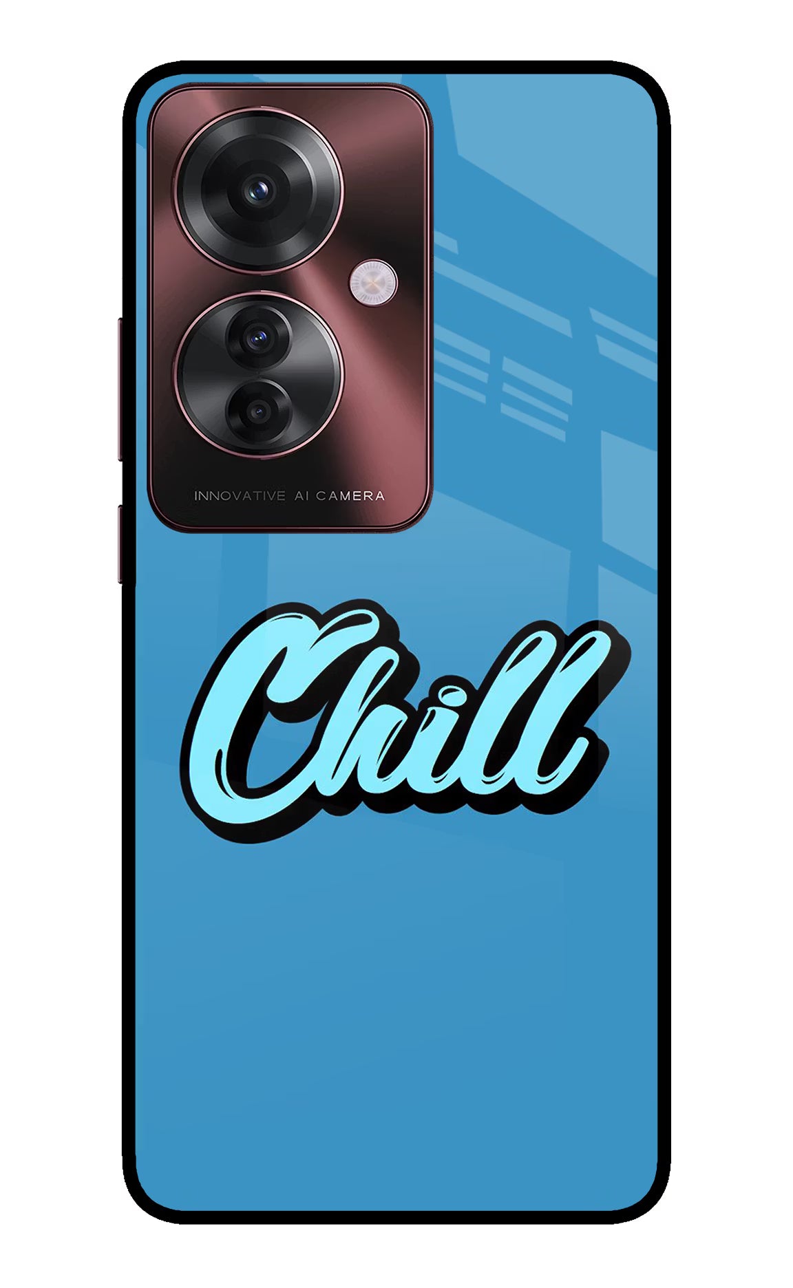 Chill Oppo F25 Pro 5G Glass Case Back Cover by Casekaro