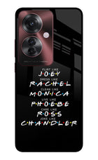 FRIENDS Character Oppo F25 Pro 5G Glass Case