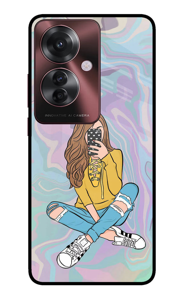 Selfie Girl Oppo F25 Pro 5G Glass Case