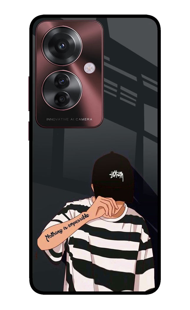Aesthetic Boy Oppo F25 Pro 5G Glass Case