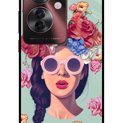 Pretty Girl Oppo F25 Pro 5G Glass Case