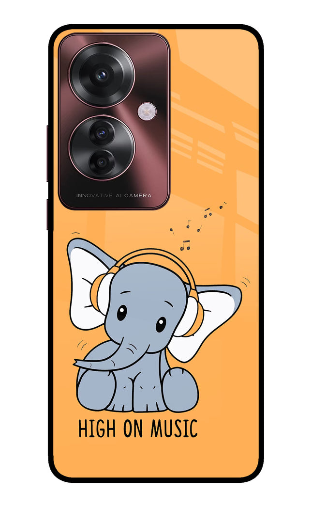 High On Music Oppo F25 Pro 5G Glass Case
